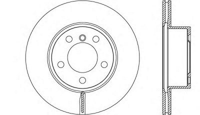 OPEN PARTS bdr262220 -  Тормозной диск